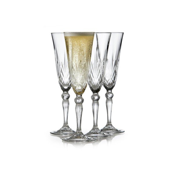 Stiklinės 4 vnt. šampanui 160 ml Melodia – Lyngby Glas-image-4