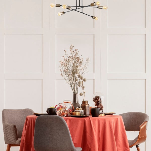 Lubinis šviestuvas juodos spalvos Fleur – Opviq lights-image-1