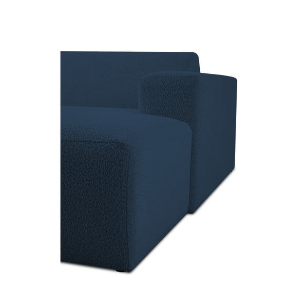 Iš boucle modulinė sofa tamsiai mėlynos spalvos (su dešiniuoju kampu) Roxy – Scandic-image-4
