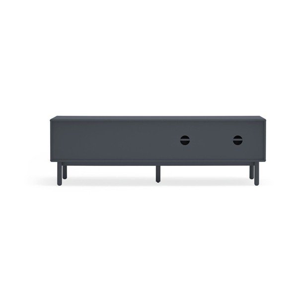 Tamsiai pilkas TV staliukas 180x56 cm Corvo - Teulat-image-3