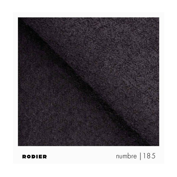 Juodos spalvos iš boucle krėslas Belle – Rodier-image-4