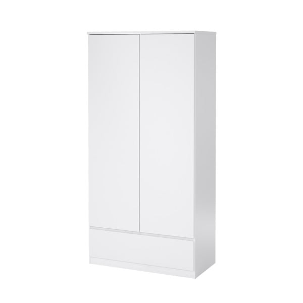 Balta drabužių spinta 99x201 cm Naia - Tvilum-image-3