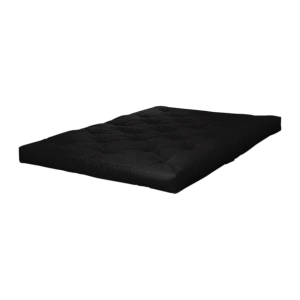 Vidutinio kietumo futono čiužinys juodos spalvos 90x200 cm Comfort Black – Karup Design
