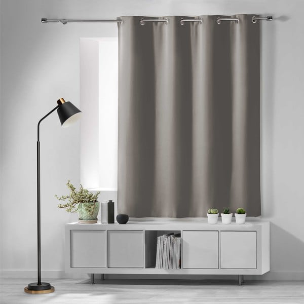 Visiškai užtemdo užuolaida pilkos spalvos 135x180 cm Occult – douceur d'intérieur-image-2