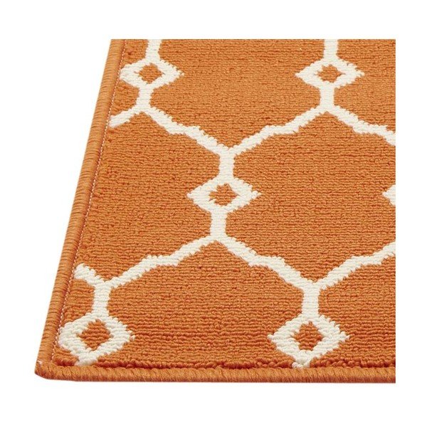 Oranžinis lauko kilimas Floorita Trellis, 133 x 190 cm-image-3