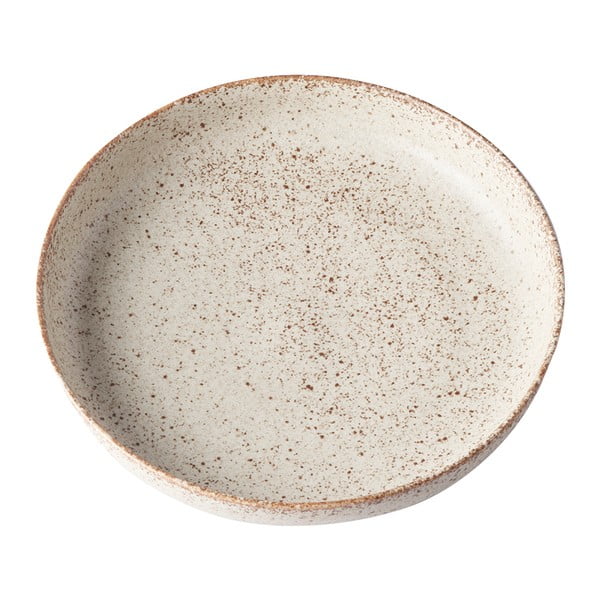 Sriubos iš keramikos lėkštė smėlio spalvos ø 20 cm Fade – MIJ
