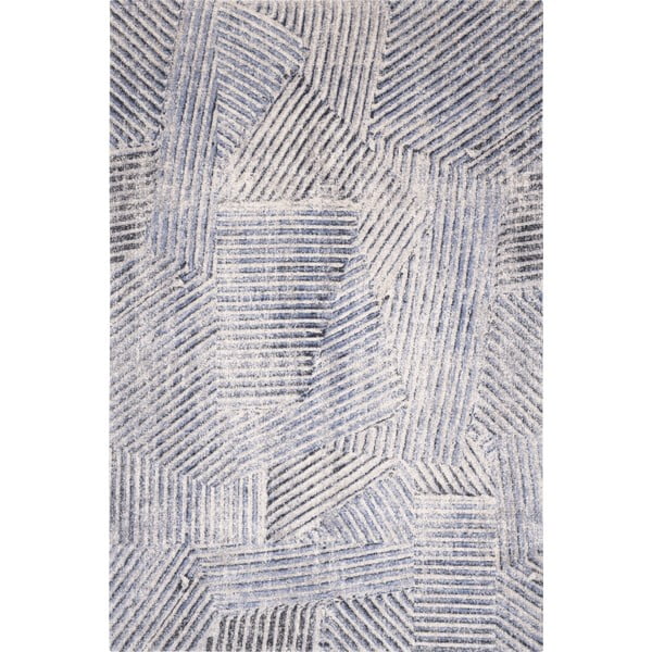 Kilimas iš vilnos šviesiai mėlynos spalvos 160x240 cm Strokes – Agnella