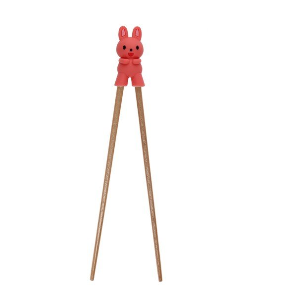 Natūralios spalvos medinės vaikiškos mokomosios lazdelės Bunny – Rex London
