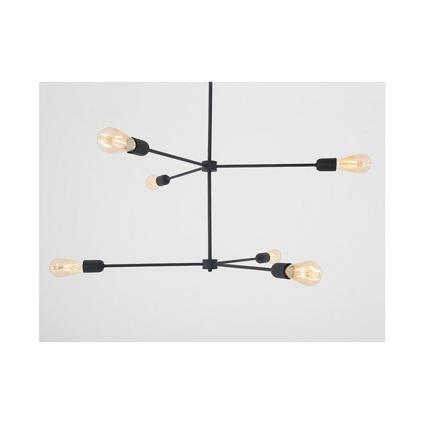 Juodas pakabinamas šviestuvas Custom Form Triso Hexa-image-2