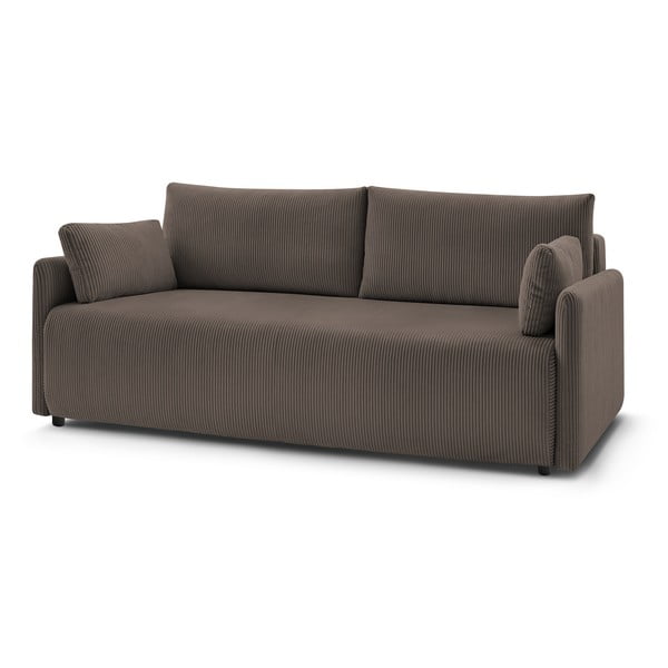 Iš kordinio velveto sulankstoma sofa rudos spalvos 211 cm Marcel – Bobochic Paris-image-3