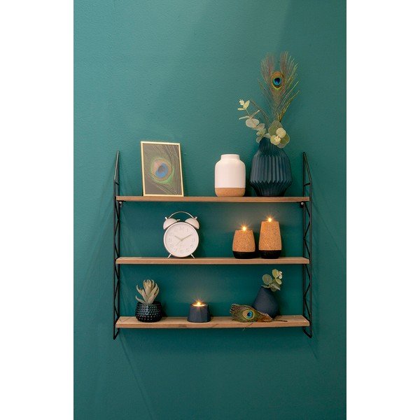 Metalinė lentyna su juodomis detalėmis PT LIVING Zig Zag-image-3