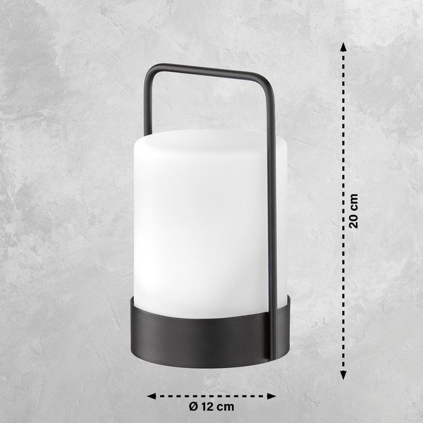 LED saulės šviesos diodų reguliuojamas lauko šviestuvas su nuotolinio valdymo pulteliu ø 12 cm Casoli - Fischer & Honsel-image-1