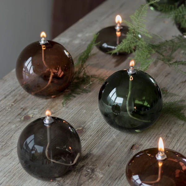 Iš stiklo alyvos lempa (aukštis 10 cm) Aura – Mette Ditmer Denmark-image-1