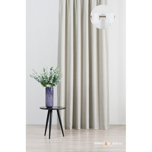 Užuolaida smėlio spalvos 140x260 cm Teorema – Mendola Fabrics-image-2