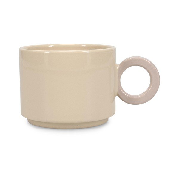 Smėlio spalvos iš molio puodelis 280 ml Lou – ONA