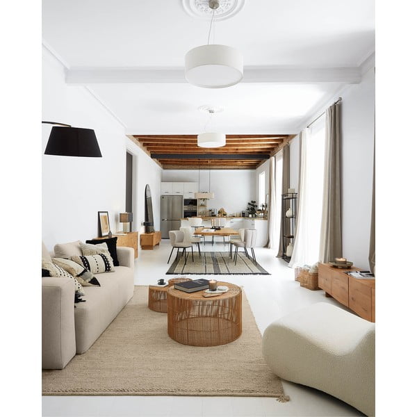 Balta užuolaida 140x270 cm Marja - Kave Home-image-2