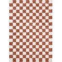Kreminės spalvos/terakotos spalvos kilimas 120x170 cm Grida – ESTE