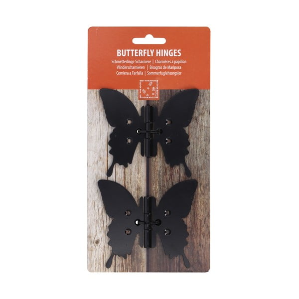 Iš metalo durų vyriai 4 vnt. Butterfly – Esschert Design-image-2