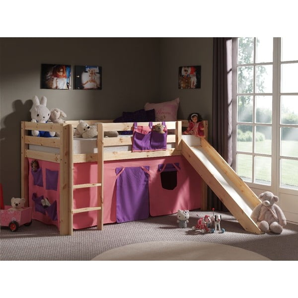 Vaikiškos užuolaidos lovai 3 vnt. 195x75 cm Bella – Vipack-image-2