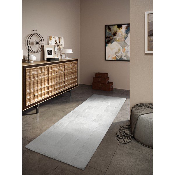 Rankų darbo iš vilnos kilimas kreminės spalvos 80x250 cm Wilhelmine – Villeroy&Boch-image-1