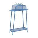 Mėlyna metalinė lentyna balkonui Garden Pleasure MWH, aukštis 105,5 cm