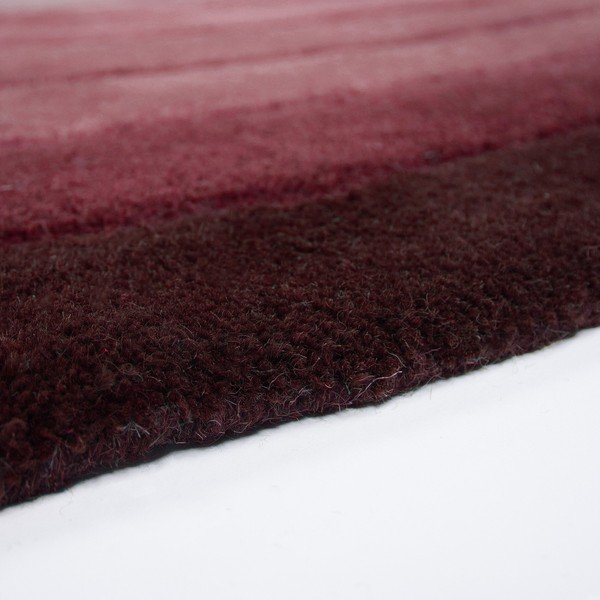 Rankų darbo violetinės spalvos iš vilnos kilimas 200x290 cm Puddle Ombre  – Flair Rugs-image-3