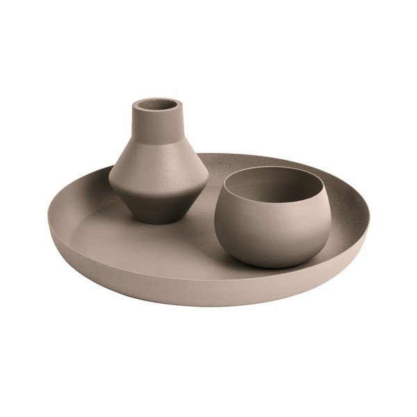 Smėlio spalvos vaza PT LIVING Nimble Angled, ⌀ 9 cm-image-1