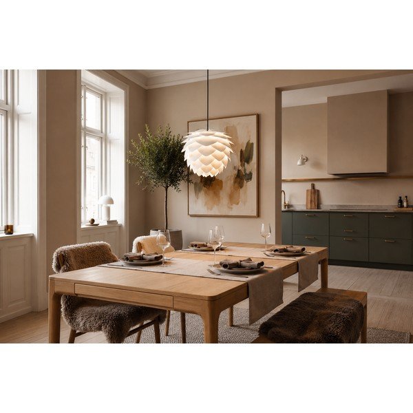 Šviestuvo gaubtas baltos spalvos ø 50 cm Silvia – UMAGE-image-3