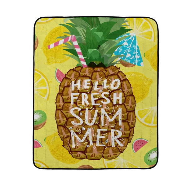 Pikniko antklodė "Butter Kings Fresh Pineapple", 180 x 145 cm