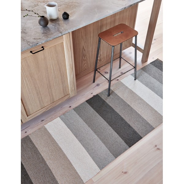 Pilkos spalvos/smėlio spalvos lauko kilimas 70x200 cm Molly Clay – Pappelina-image-1