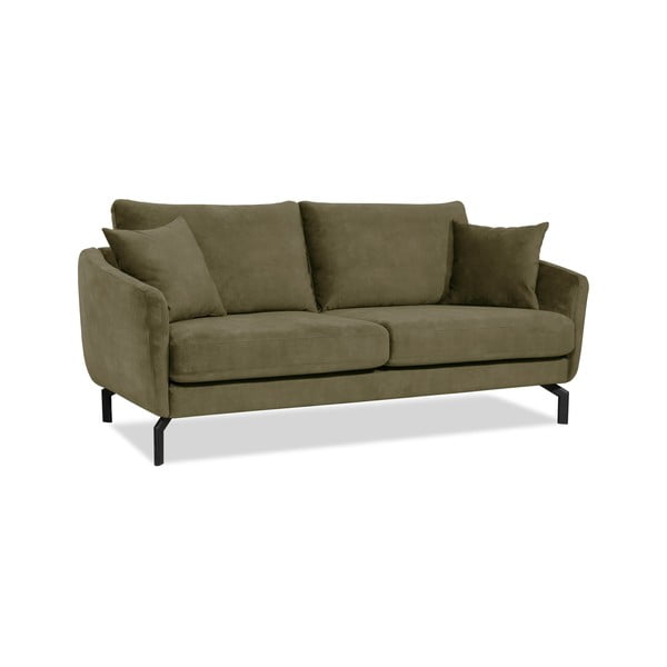 Žalia sofa su aksominiu užvalkalu Scandic Magic, 190 cm pločio-image-2