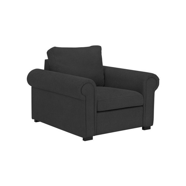 Tamsiai pilka "Windsor & Co Sofas Hermes" fotelis-image-4