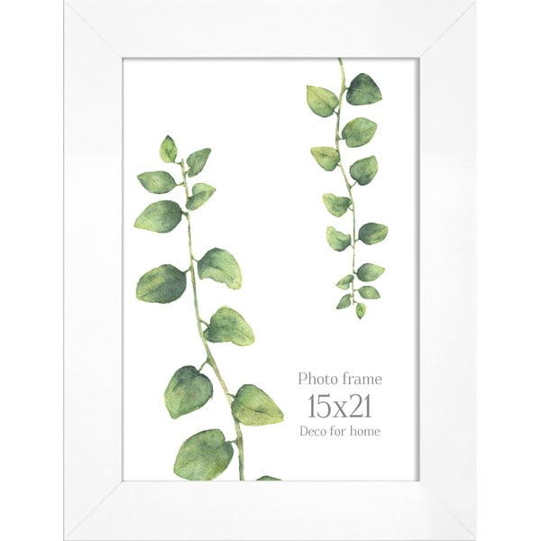 Baltas sieninis rėmelis Styler Narvik, 21 x 27 cm