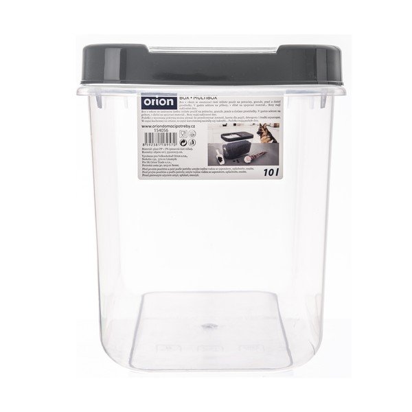 Iš plastiko daiktadėžė su dangčiu 35x20x23 cm Slop – Orion-image-3
