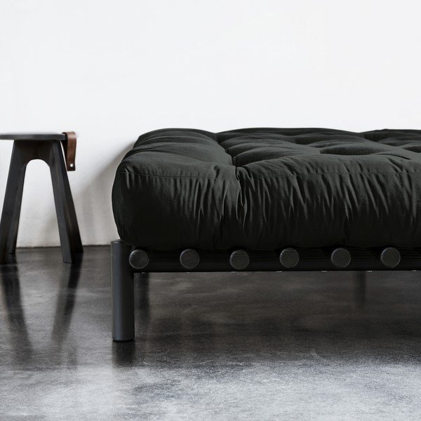 Juodos pušies lovos rėmas Karup Design Pace Black, 140 x 200 cm-image-4