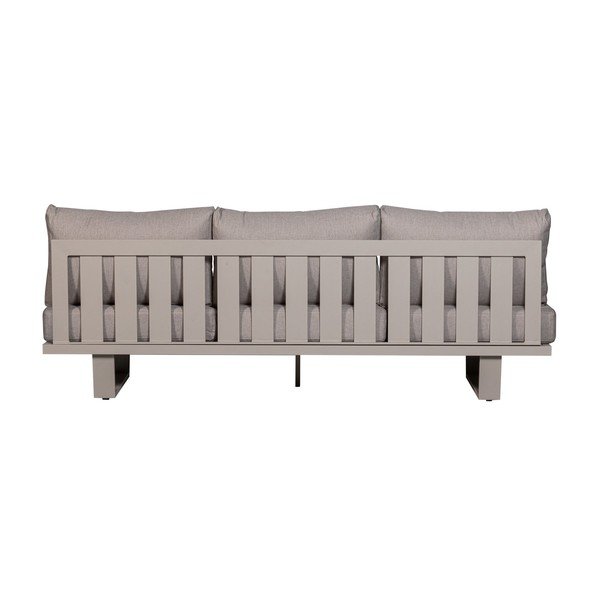 Pilkai smėlinės spalvos iš audinio sodo sofa Bear – WOOOD-image-3
