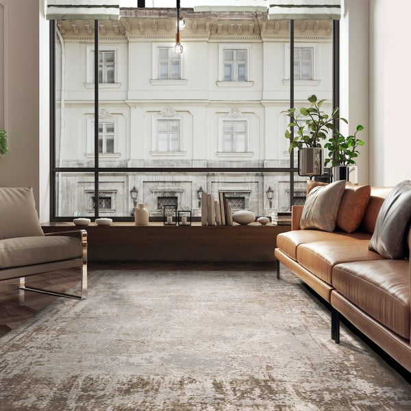 Kilimas smėlio spalvos 160x230 cm Kuza – Asiatic Carpets-image-1