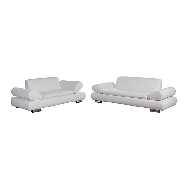 2 kreminių sofų su reguliuojamu porankiu rinkinys "Max Winzer Palm Bay