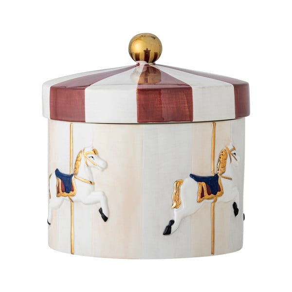 Iš akmens masės maisto laikymo indas tortams Merry-go-round – Bloomingville-image-4