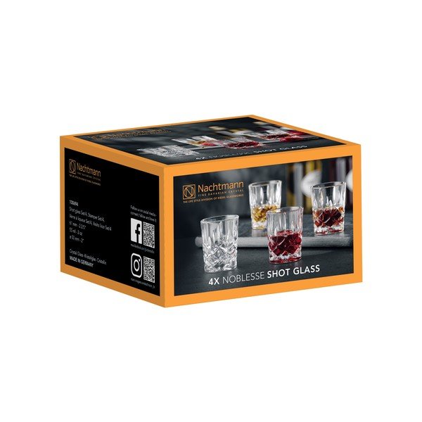 4 krištolinių stiklinių rinkinys Nachtmann Noblesse, 55 ml-image-1
