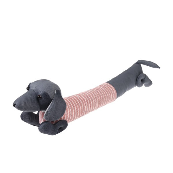Rožinės spalvos/pilkos spalvos sandarinimo juosta 17x76 cm Sausage Dog – Rex London