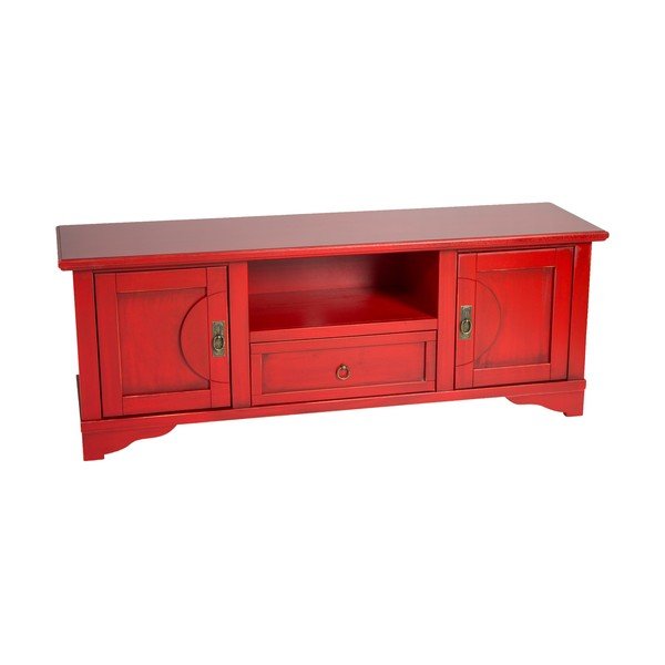 Raudonas TV staliukas Evergreen House Credenza-image-4