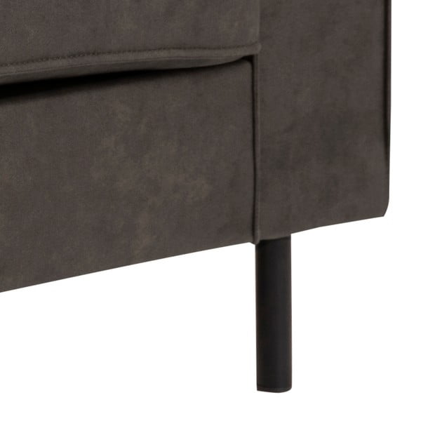 Antracito pilkos spalvos dirbtinės odos sofa Actona Jesolo, 193 cm-image-2