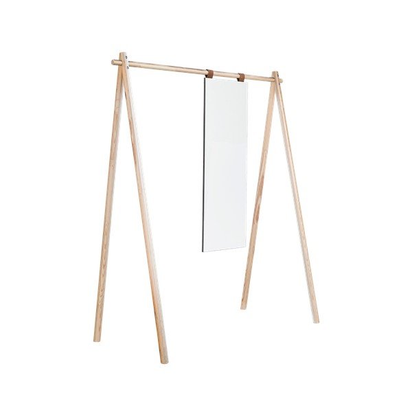 Pušies medienos pakaba su veidrodžiu Karup Design Hongi Natural-image-3