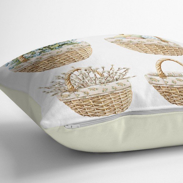 Dekoratyvinis pagalvės užvalkalas su Velykų motyvu 43x43 cm – Mila Home-image-1