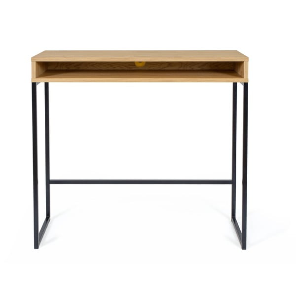 Rašomasis stalas su ąžuolo dekoro stalviršiu 35x100 cm Frame – Woodman