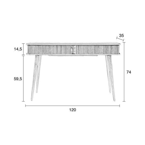 Konsolinis staliukas Zuiver Barbier-image-4
