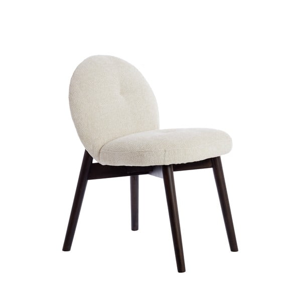 Kreminės spalvos iš audinio valgomojo kėdžių komplektas 2 vnt. Sinosa – Light & Living