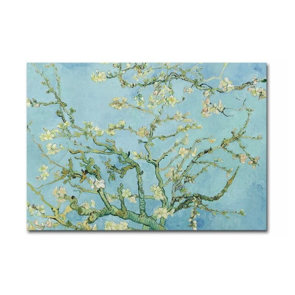 Sieninė reprodukcija ant drobės Vincent Van Gogh Almond Blossom, 100 x 70 cm