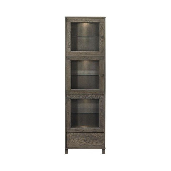 Vitrina "Geranium Smoked", 54x182x42 cm